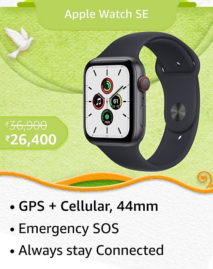 apple watch se Amazon Great Republic Day Sale: Grab the Apple Watch SE (GPS + Cellular) for just Rs 23,900