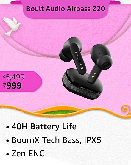 boult Top 10 best deals on earbuds during the Amazon Great Republic Day Sale