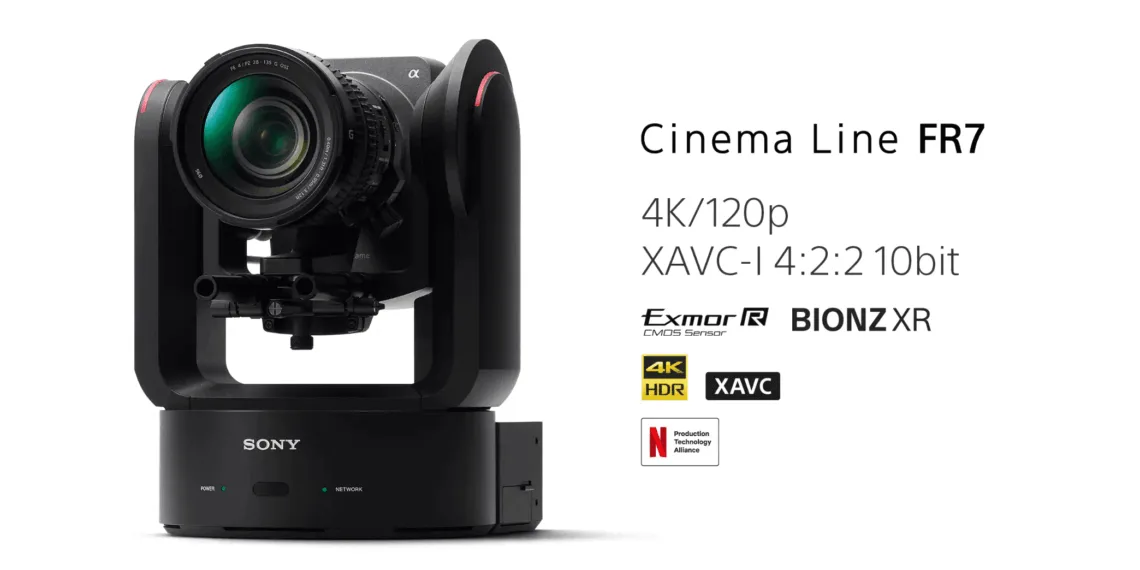 Sony launches the world’s first PTZ camera FR7 to combine a full-frame image sensor