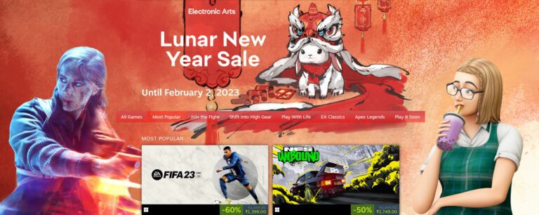 Lunar New Year Sale: Steam offering huge discounts on EA Sports games including FIFA 23, Battlefield 2042