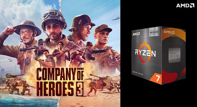 Get Company of Heroes 3 FREE with any AMD Ryzen 5000 series processor