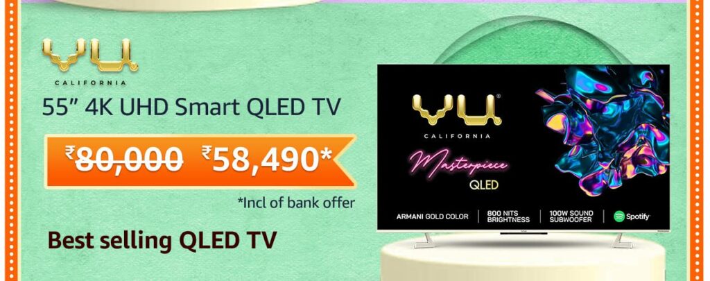 vu Here are the Biggest deals on the most in-demand Smart TVs during Amazon Great Republic Day Sale