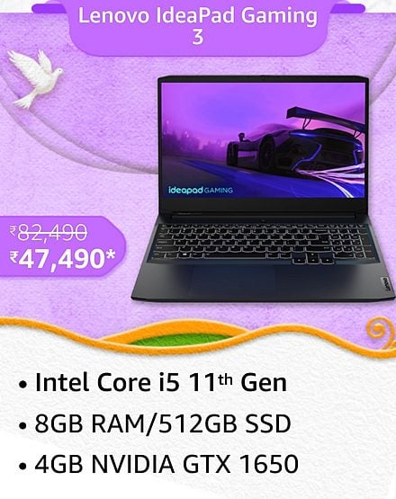 xcm banners lenovo ideapad gaming 3 i5 11gen 440x555 in en Top 3 Gaming laptops under ₹50,000 to buy this Great Republic Day sale