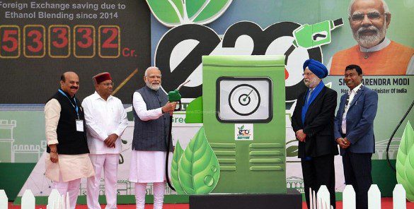 20% Ethanol Blended Petrol Launched by Indian PM!