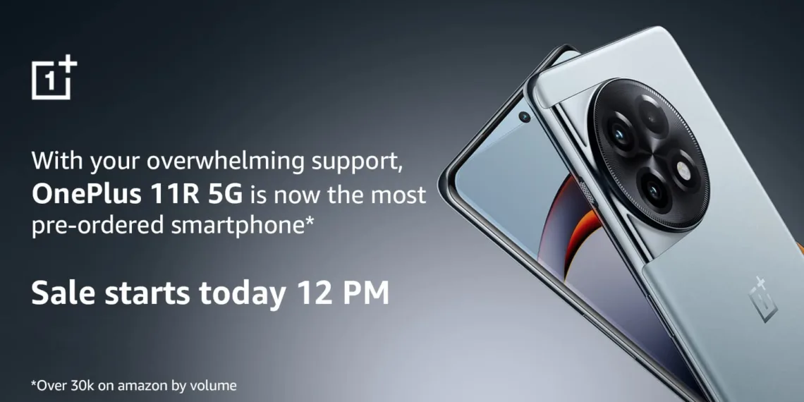 OnePlus 11R goes on sale today at 12 PM, get yours now