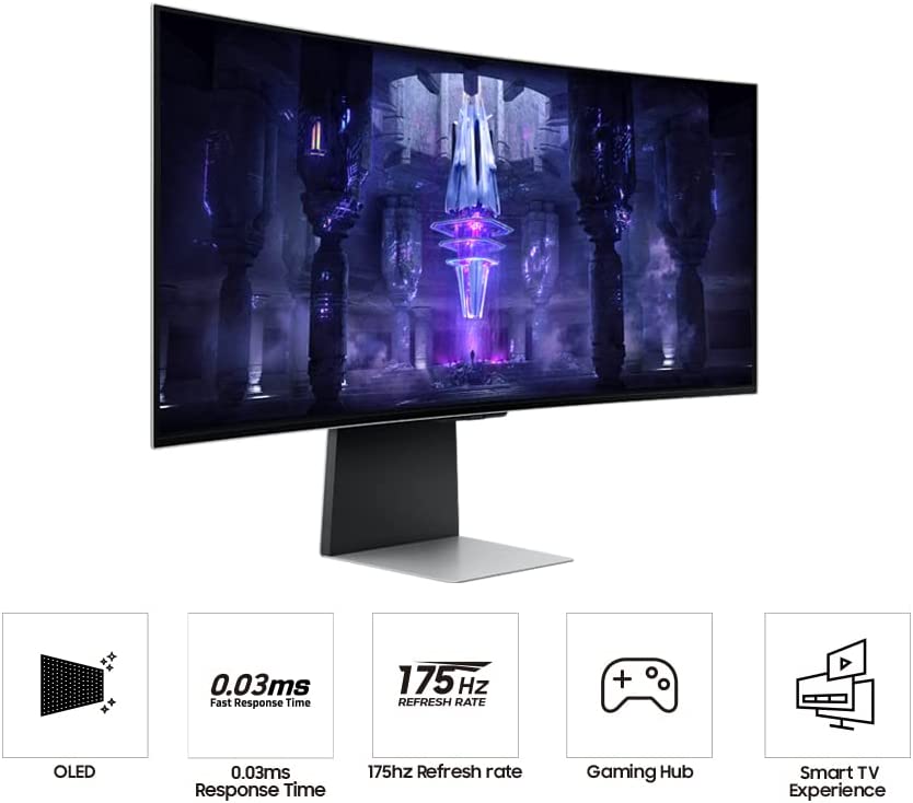 Samsung Odyssey G8 OLED Curved Gaming Monitor launched in India