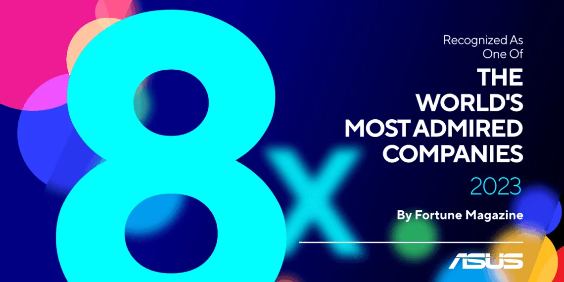 ASUS named as Fortune's 2023 World's Most Admired Companies