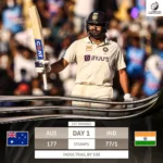 Nagpur Showcase: India Dominates Day 1 of Thrilling First Test vs Australia