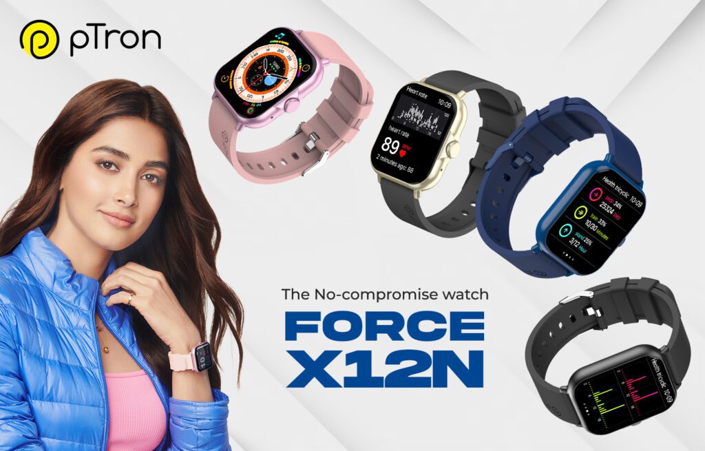 pTron's new Apple Watch clone, Force X12N launched at ₹1199