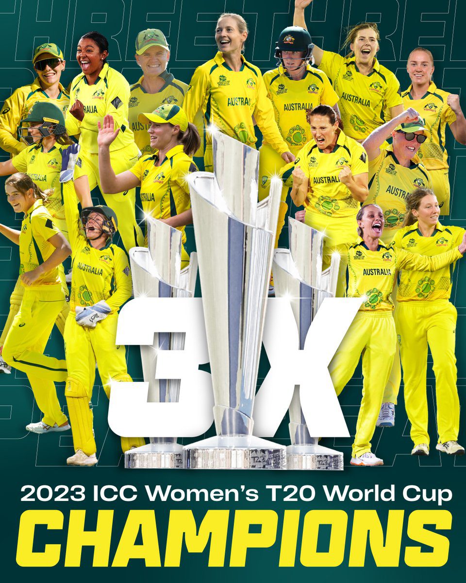 6th Time’s a Charm: Australia Clinches Women’s T20 World Cup 2023 Title with a 19-Run Victory over South Africa