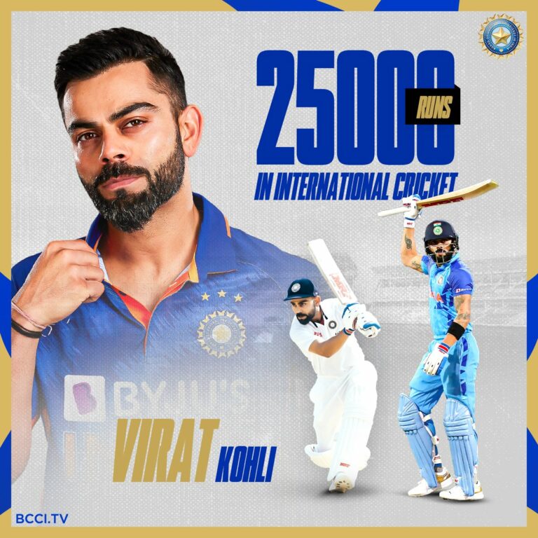 Virat Kohli Smashes Records, Becomes Lightning-Fast to Reach 25,000 International Runs!