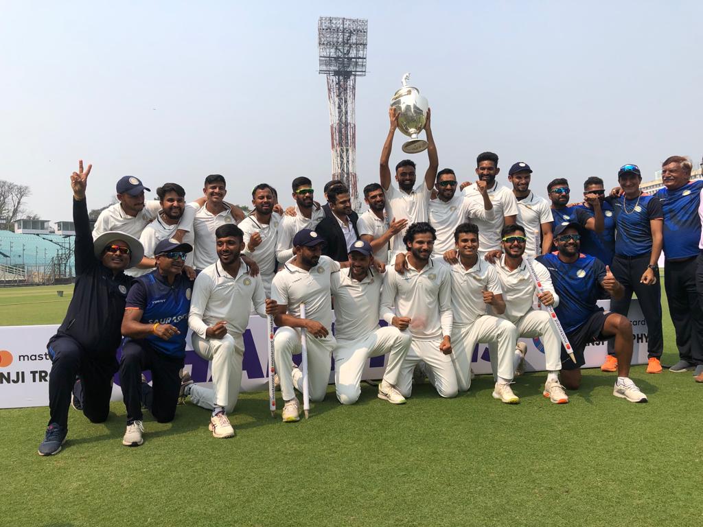 Ranji trophy final Saurashtra beats Bengal