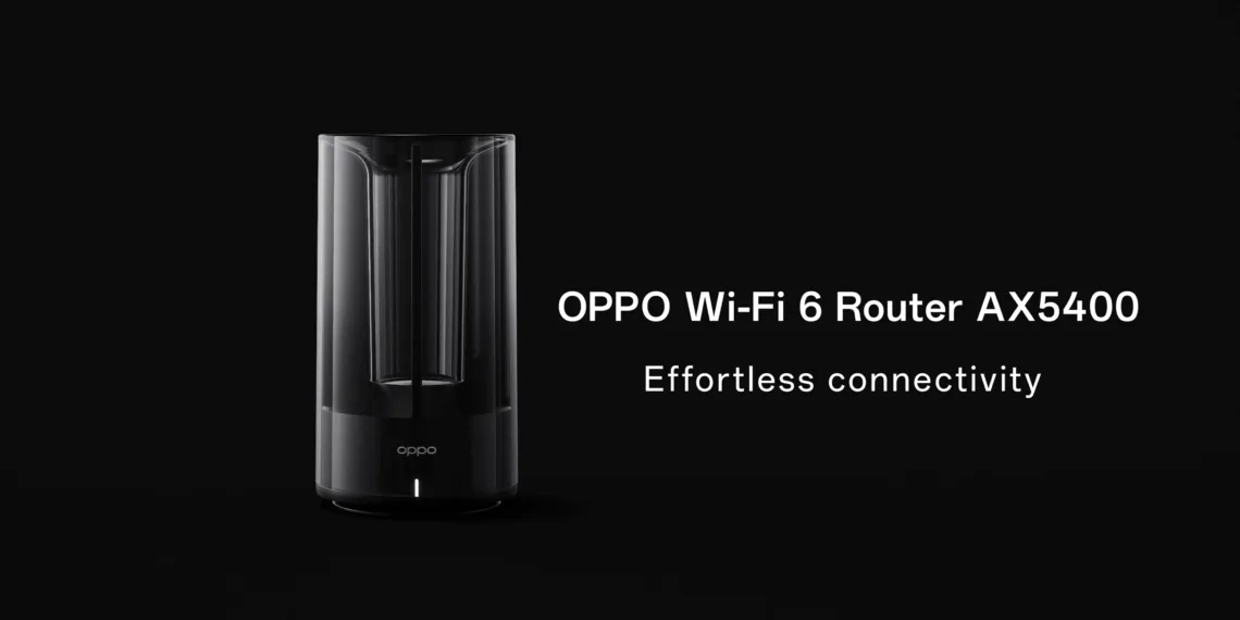 This OPPO Wi-Fi 6 Router AX5400 could be the OnePlus Router for India