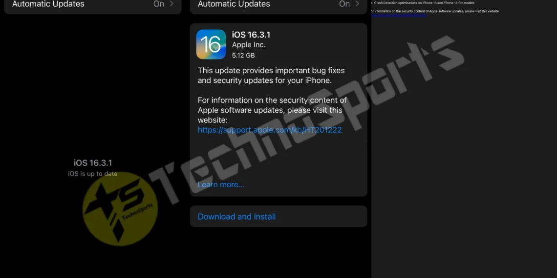 The iOS 16.3.1 arrives with minor improvements