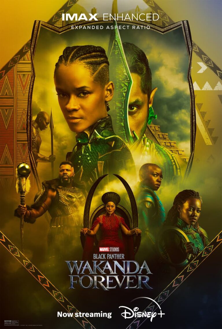 Black Panther: Wakanda Forever is now streaming on IMAX enhanced on Disney+