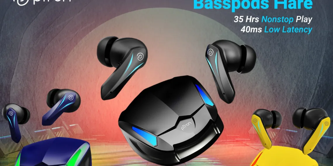 pTron launches Pro Gaming Grade Earbud: Basspods Flare just at ₹899