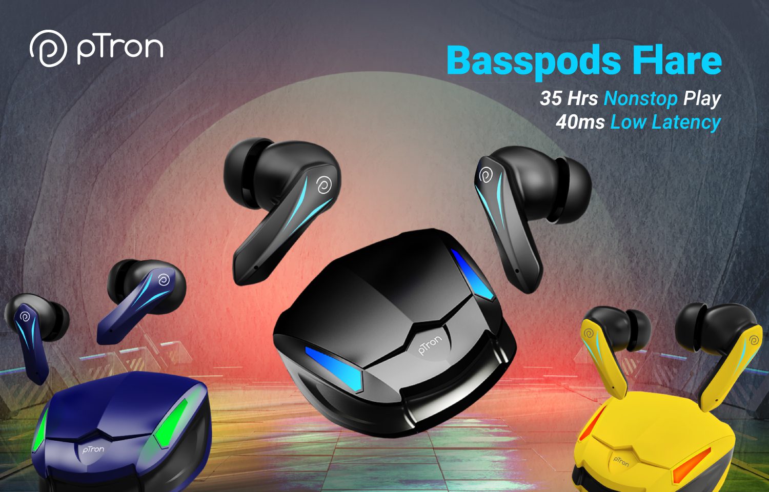 pTron launches Pro Gaming Grade Earbud: Basspods Flare just at ₹899