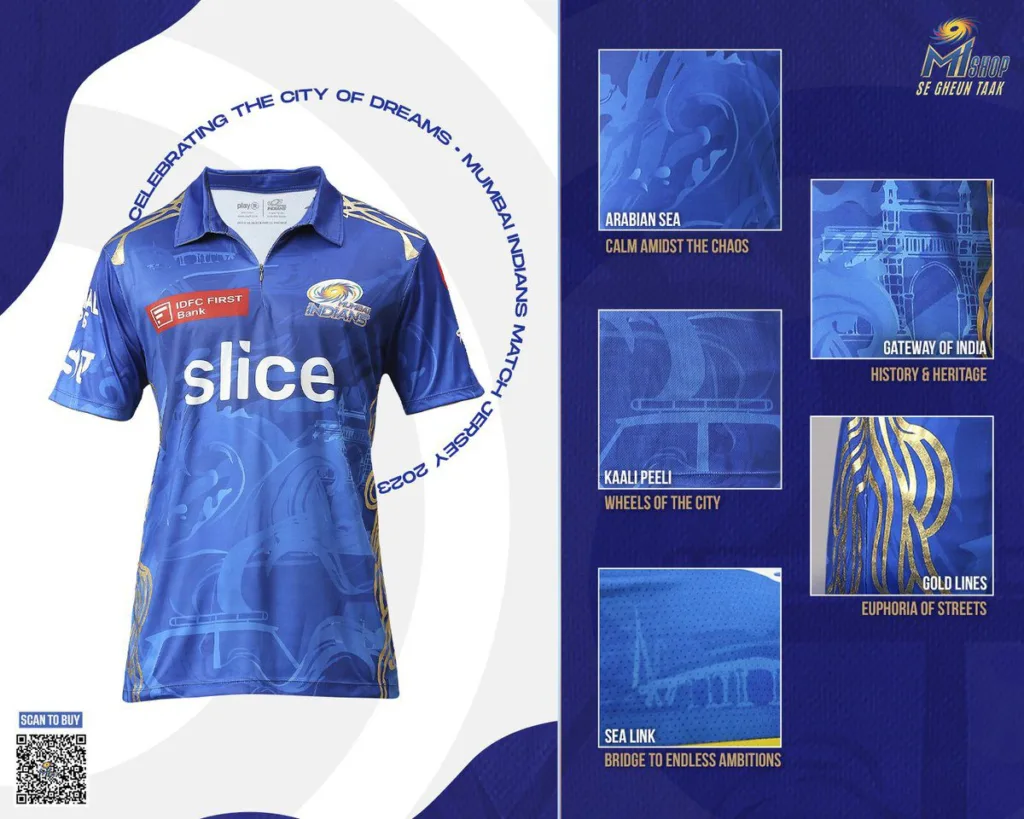 Mumbai Indians New Jersey IPL 2023