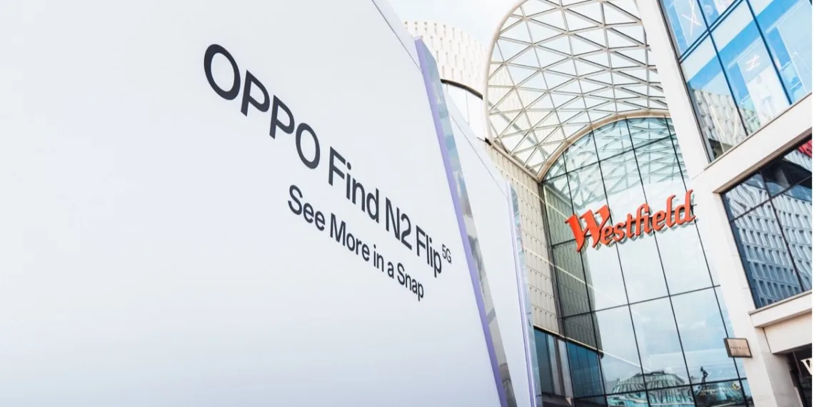 OPPO Scores Pop-up Store in London for Find N2 Flip