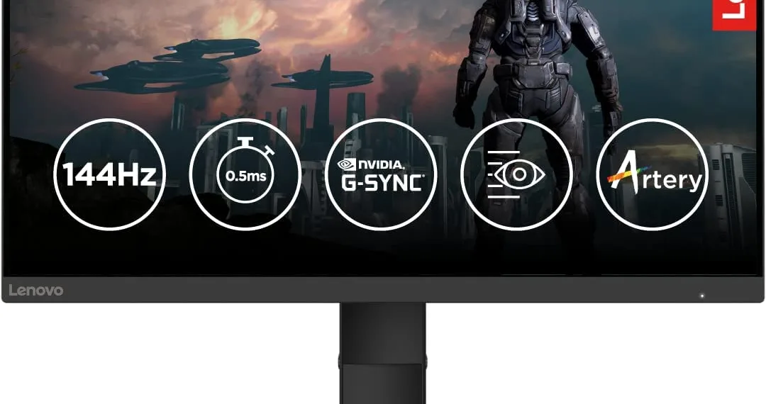 Lenovo G24-20: Cheapest 24-inch 165Hz Gaming Monitor for ₹14,499