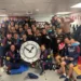 Arsenal's dressing room 'clock' photo at Fulham