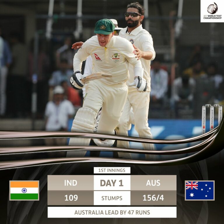 India Vs Australia: Australian Domination on Day 1, Crucial Takeaways from the match