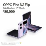 OPPO Find N2 Flip launched at an introductory price of ₹79,999