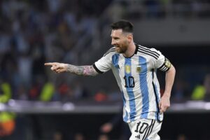 Lionel Messi becomes the third member of the 100-goal club
