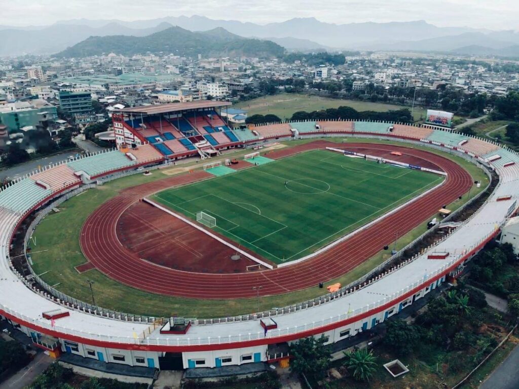 Khuman Lampak Stadium The Top 10 Biggest Football Stadiums in India as of 2024