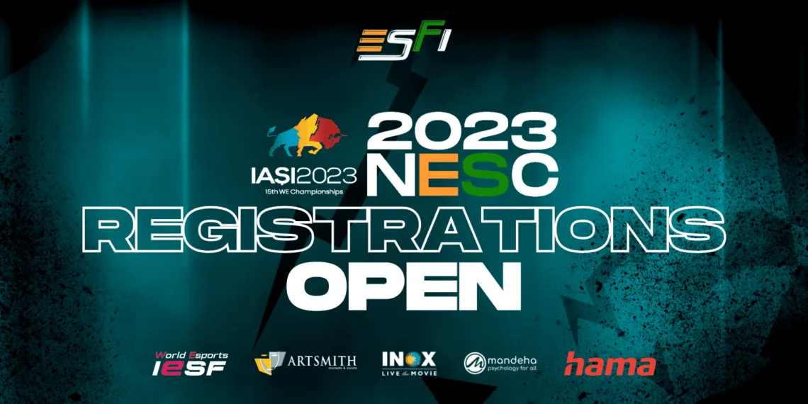 ESFI announce dates of NESC 2023 for the 15th World Esports Championships