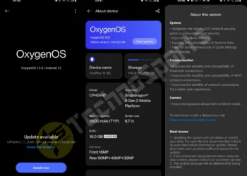 OnePlus 11 5G gets a new March 2023 Android patch & more