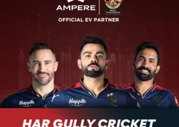 Ampere Electric becomes RCB's Official EV Partner