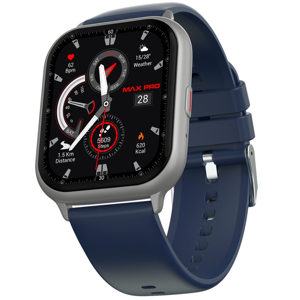 SKY13PSSI67684 Maxima launches the Max Pro Sky smartwatch with advanced Bluetooth Calling and adds a Personalised QR Code feature