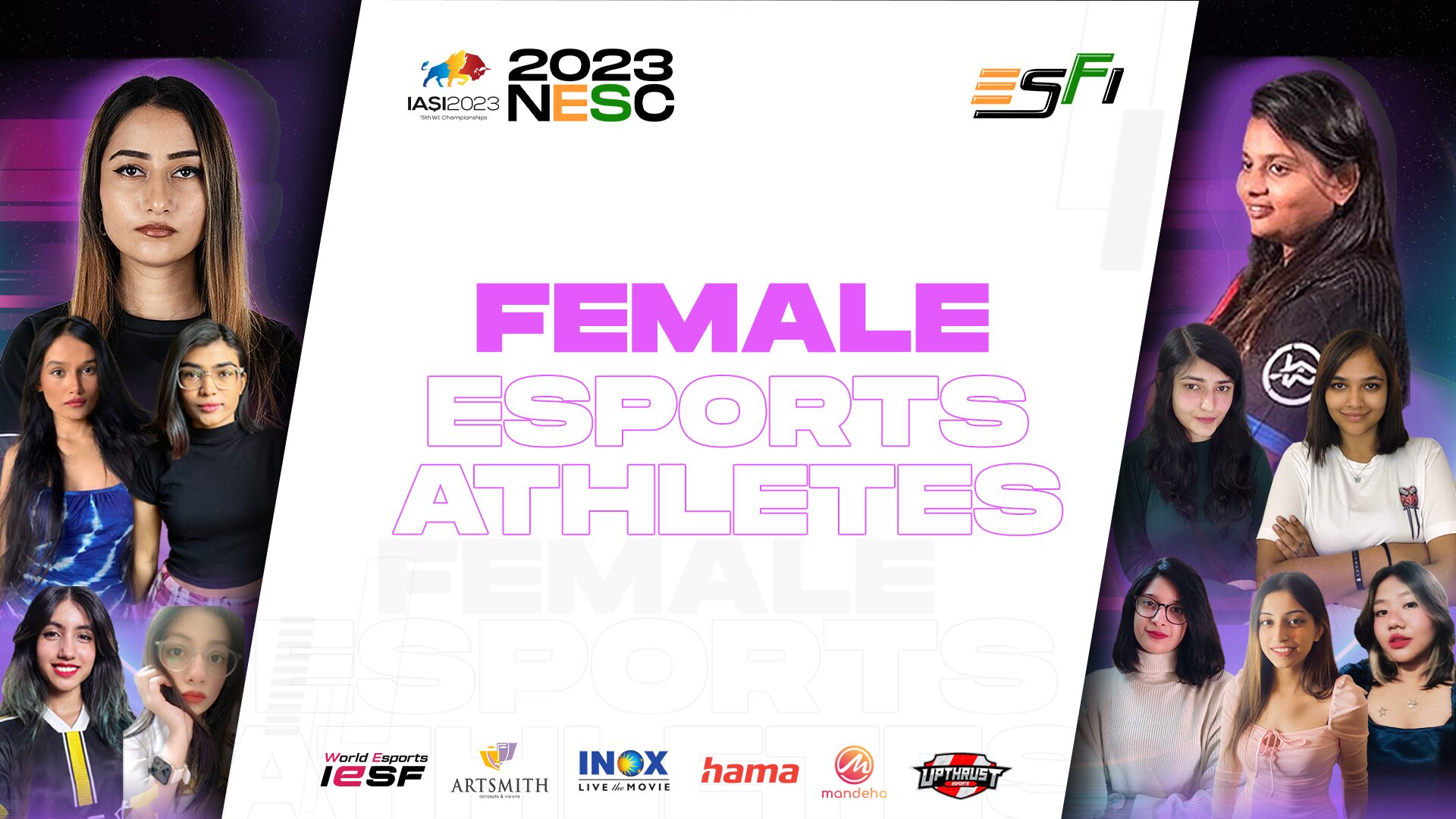 Prominent all-female CS:GO outfits Top-G and Purr-ple set to lock horns at the National Esports Championships 2023