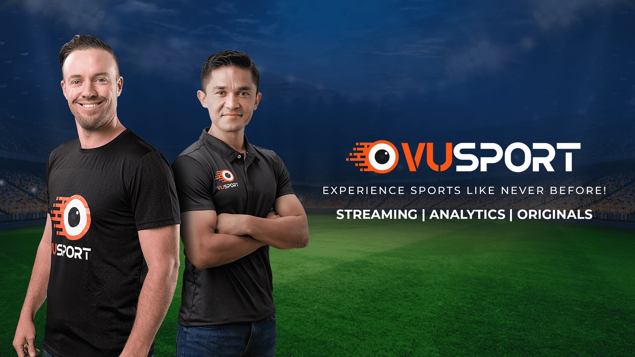 VUSPORT signs AB De Villiers & Sunil Chhetri as Brand Ambassadors