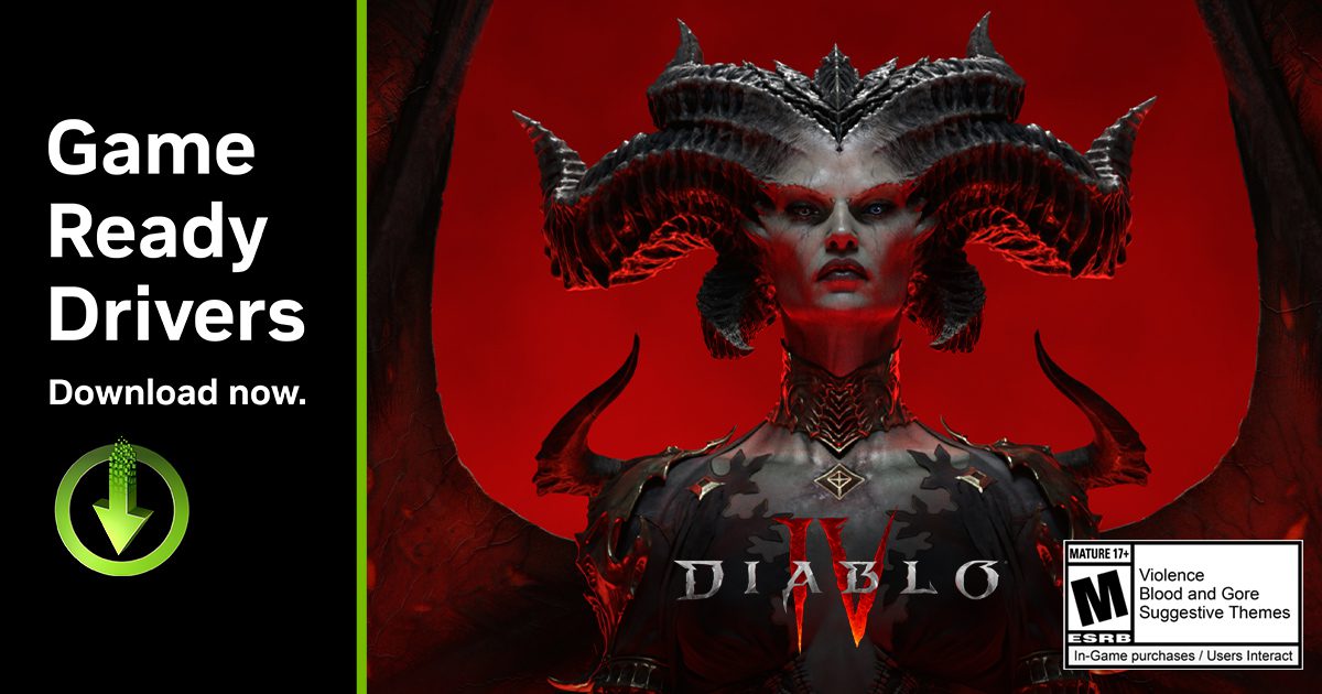 New NVIDIA Game Ready Driver for the Diablo IV open beta is here