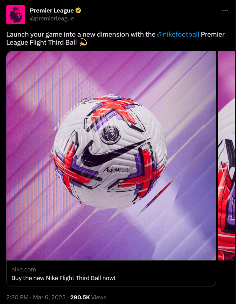 Nike launch new Premier League match ball for the end of 2022/23 season