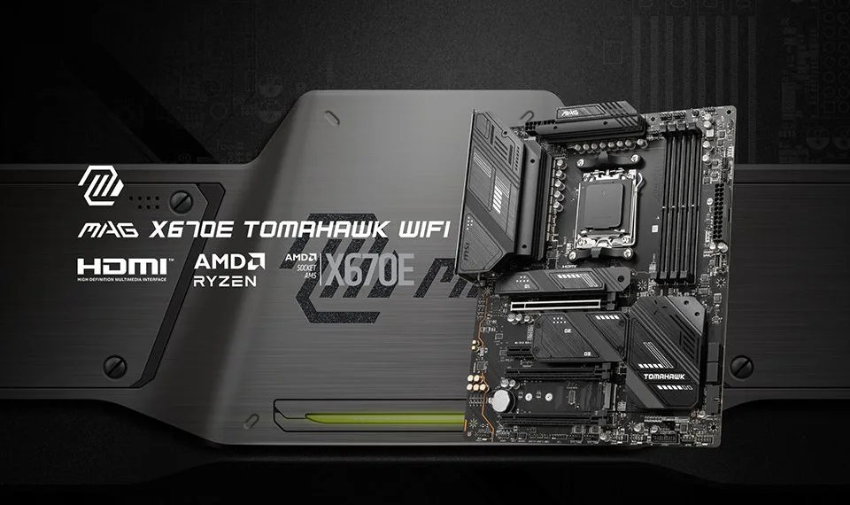 Brand-New MAG X670E TOMAHAWK WIFI supports Ryzen™ 7000 Series with AMD 3D V-Cache