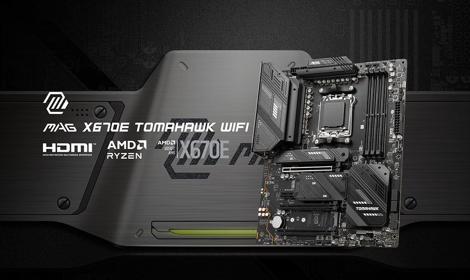 Brand-New MAG X670E TOMAHAWK WIFI supports Ryzen™ 7000 Series with AMD 3D V-Cache