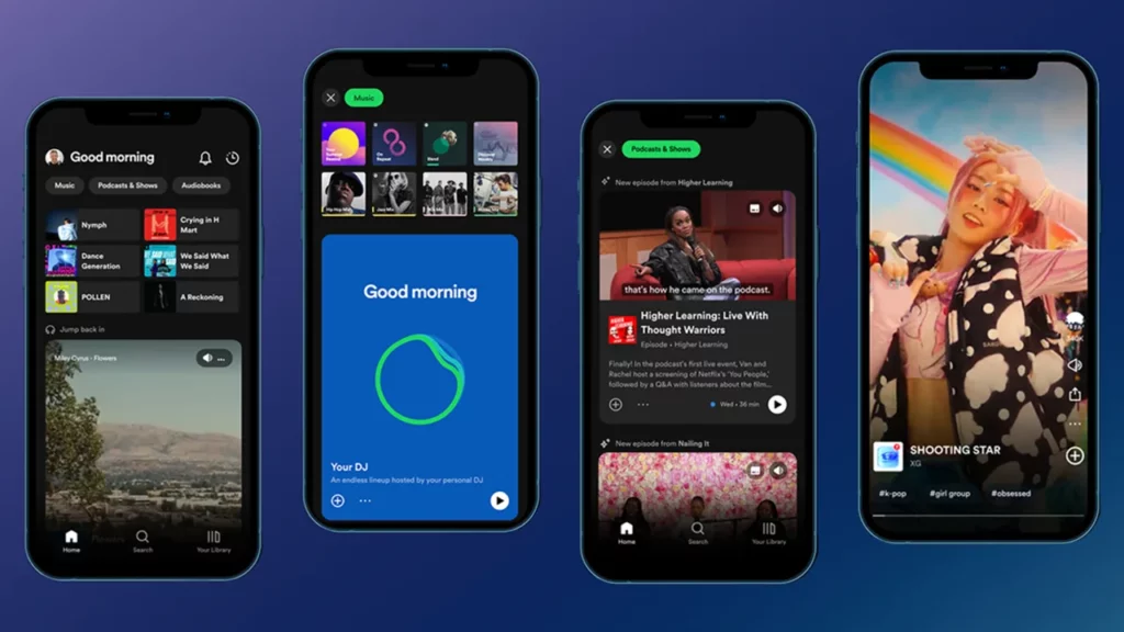Spotify gets a make-over but its a mix of TikTok, Instagram and YouTube