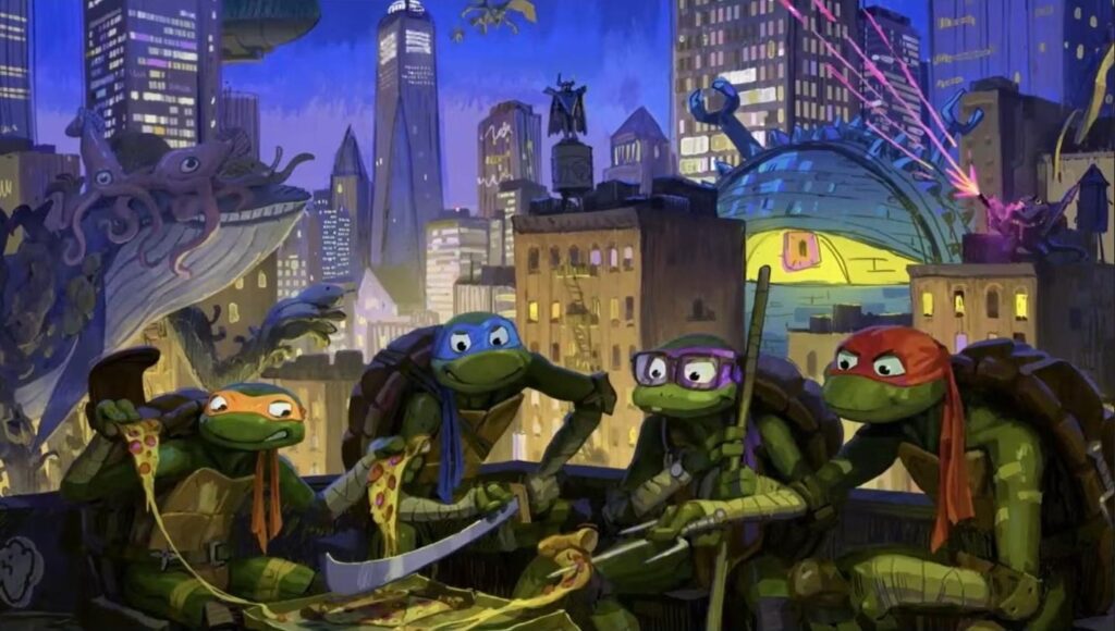 t2 Teenage Mutant Ninja Turtles: Mutant Mayhem: Seth Rogen Once Again Come with 90’s Incredible Ninja Turtles 