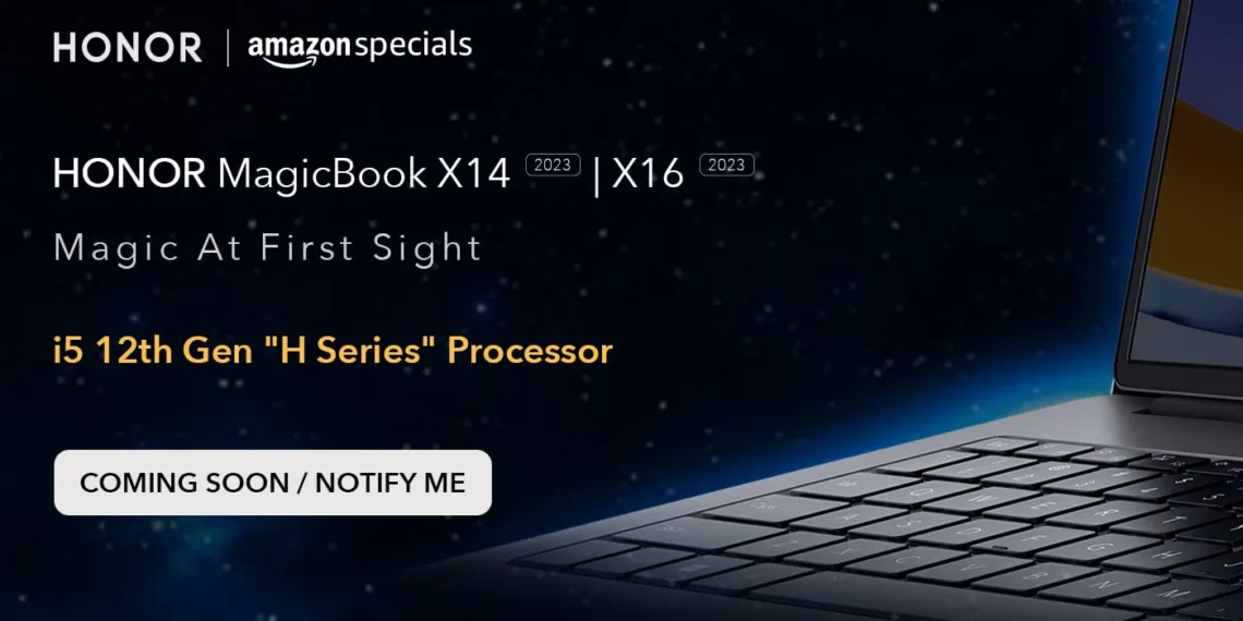 New Honor MagicBook X14 and X16 2023 coming soon in India