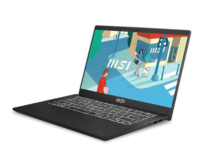 71poWDWOj2L._SL1500_ New MSI Modern 14 laptop with 13th Gen Intel CPU on sale for ₹74,240