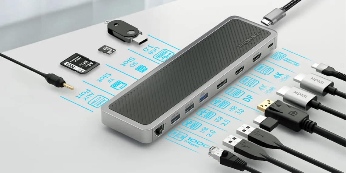 Promate Introduces Two New MST (Multi Streaming Transport) Hubs with Multi-Port USB-C Connectivity and 2-Year Warranty