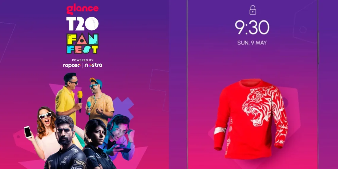 Glance's T20 Fan Fest Takes Cricketing Fever to 200 Million Lock Screens