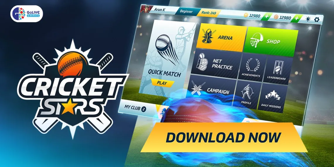 'Revolutionary Cricket Strategy Game 'Cricket Stars' Unveiled by GoLive Games, featuring NFTs