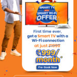 Excitel: Hey, Get free 32-inch Smart TV with our Smart Wi-Fi Plan!