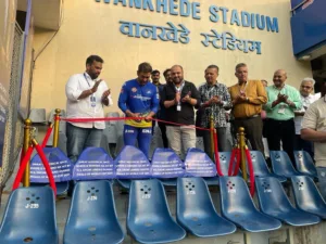 MS Dhoni Inaugurates 2011 World Cup Victory Memorial at Wankhede Stadium