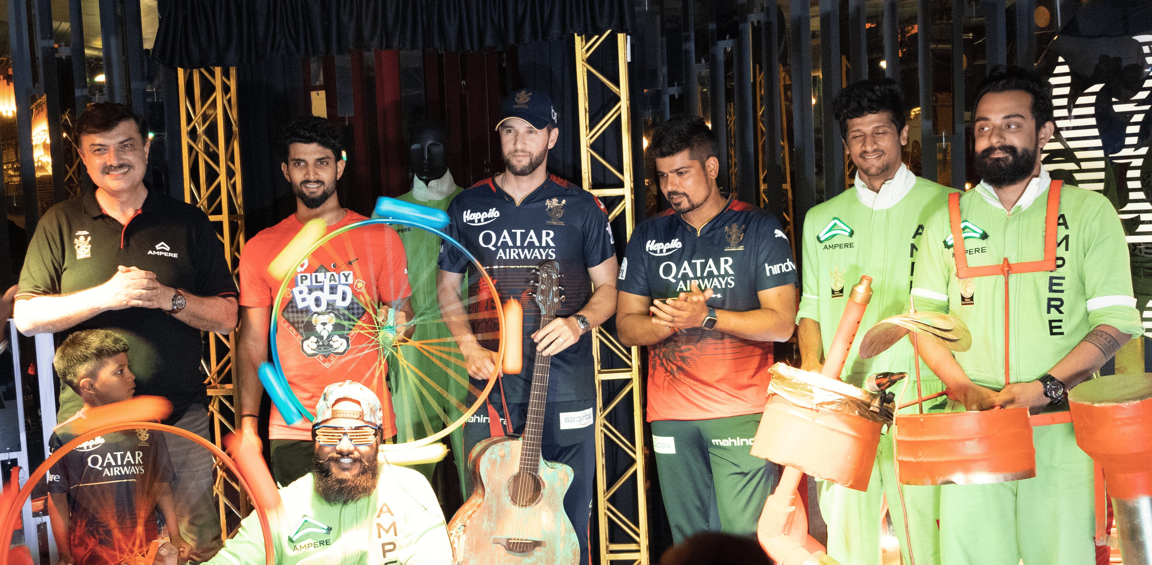 Ampere and RCB showcase their unique and eco-friendly cheer squad - the "Ampere Take Charge Squad"