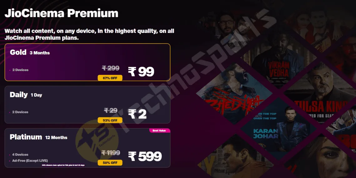 Jio Cinema Premium Subscription plans leaked - All we know in 2023